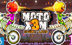 Moto X3M Spooky Land - Online Game - Play for Free